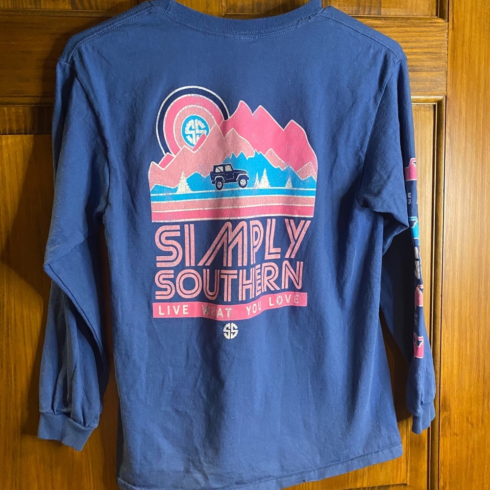 Simply Southern youth jeep shirt
